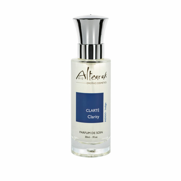 Parfume Indigo – Klarhed – Geranium farveduft Altearah Bio aromaterapi